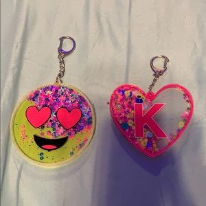 Glittery Justice Keychains